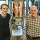 Graduate student Sven Albrecht and Charles Marcus. Credit: Ola Jakup Joensen/NBI